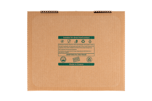 ΚΟΥΤΙ BURGER 2Φ ΚΡΑΦΤ PLASTIC FREE DELIVERY TAKE AWAY ΨΗΤΟΠΩΛΕΙΟΥ