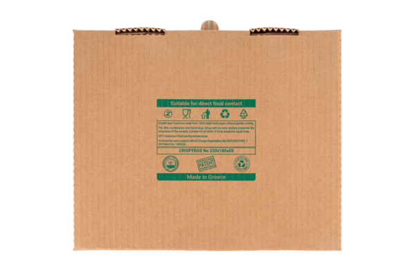 ΚΟΥΤΙ BURGER 2Φ ΚΡΑΦΤ PLASTIC FREE DELIVERY TAKE AWAY ΨΗΤΟΠΩΛΕΙΟΥ