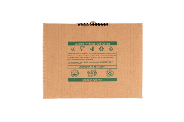 ΚΟΥΤΙ ΔΙΠΛΗ ΠΑΤΑΤΑ 2Φ ΚΡΑΦΤ PLASTIC FREE DELIVERY TAKE AWAY ΨΗΤΟΠΩΛΕΙΟΥ