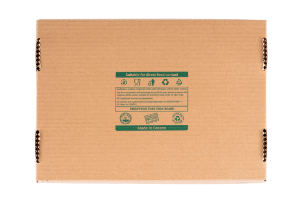 ΣΚΑΦΑΚΙ ΑΝΟΙΧΤΟ 2Φ ΚΡΑΦΤ PLASTIC FREE TAKE AWAY STREET FOOD