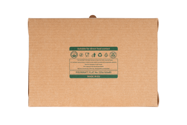 ΚΟΥΤΙ BURGER DELIVERY TAKE AWAY PLASTIC FREE ΚΡΑΦΤ ΨΗΤΟΠΩΛΕΙΟΥ